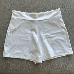 Women's White Tennis Shorts